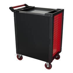 KS Tools RACINGline+ SCHWARZ/ROT Werkstattwagen mit 7 Schubladen