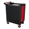 KS Tools RACINGline+ SCHWARZ/ROT Werkstattwagen mit 7 Schubladen