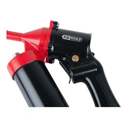 KS Tools Druckluft-Fettpresse für hubweise und dauerhafte Fettförderung