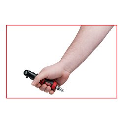 KS Tools 1/4' SlimPOWER Mini-Druckluft-Umschaltratsche 30Nm