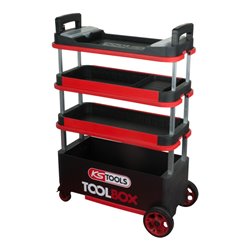 KS Tools TOOLBOX Werkzeugwagen / Montagewagen, absenkbar und verschließbar