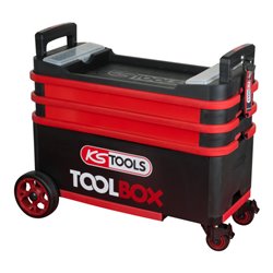 KS Tools TOOLBOX Werkzeugwagen / Montagewagen, absenkbar und verschließbar