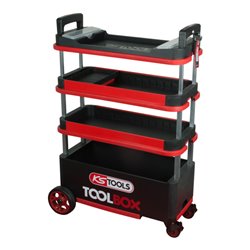 KS Tools TOOLBOX Werkzeugwagen / Montagewagen, absenkbar und verschließbar