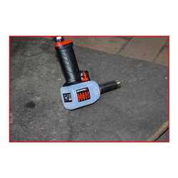 KS Tools 1/2 Zoll miniMONSTER Xtremelight Hochleistungs-Druckluft-Schlagschrauber 1.390 Nm mit Schutzhülle und Geräusch-Reduzier