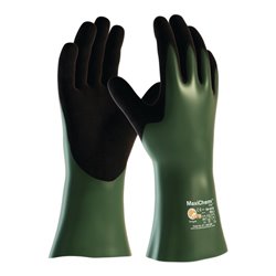 Chemiehandschuh MaxiChem Cut 56-633 Gr.11 grün/schwarz EN 388,EN 374