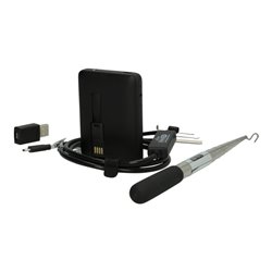 KS Tools Wi-Fi-Videoskop-Satz mit Durchmesser 5,5 mm 0° HD Frontkamera-Sonde, 7-tlg.