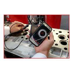 KS Tools Wi-Fi-Videoskop-Satz mit Durchmesser 5,5 mm 0° HD Frontkamera-Sonde, 7-tlg.
