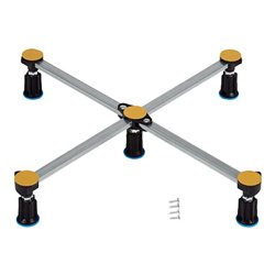 Poresta Duschwannenfuß D5 Mini Ferroplast Höhenverstellbereich 87-115 mm