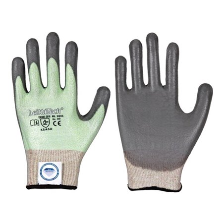 Schnittschutzhandschuhe LeiKaTech® 1641 Gr.9 grün/grau EN 388 PSA II