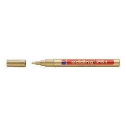 Lackmarker 751 gold Strich-B.1-2mm Rundspitze EDDING