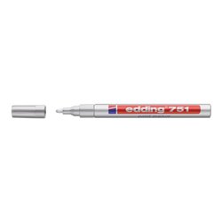 Lackmarker 751 silber Strich-B.1-2mm Rundspitze EDDING