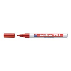 Lackmarker 751 rot Strich-B.1-2mm Rundspitze EDDING