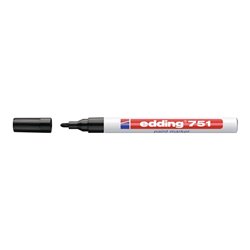 Lackmarker 751 schwarz Strich-B.1-2mm Rundspitze EDDING