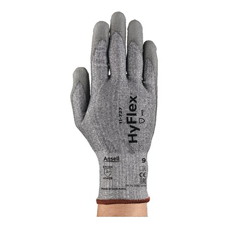 Ansell Schnittschutzhandschuhe HyFlex 11-727 Gr.11 grau Nylon/Lycra/HPPE Intercept Fas.