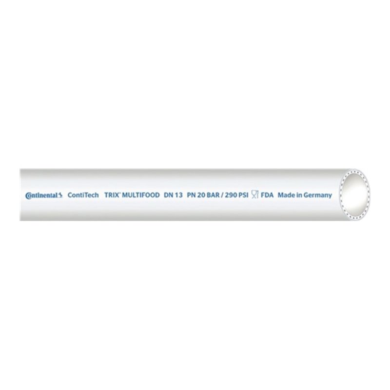 ContiTech Lebensmittelschlauch TRIX® MULTI-FOOD ID 19mm L.40m weiß Wandst.6mm Rl.