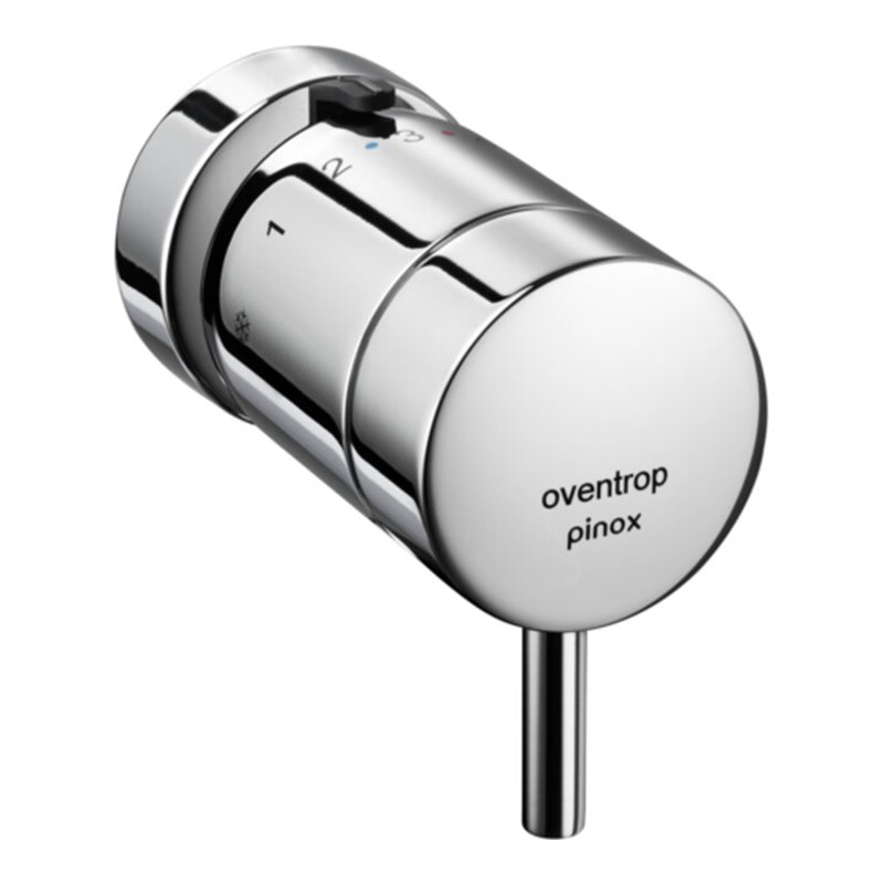 Oventrop Einhebel-Thermostat pinox H ohne Nullstellung, verchromt