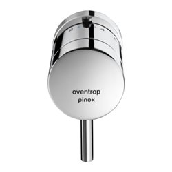 Oventrop Einhebel-Thermostat pinox H ohne Nullstellung, verchromt