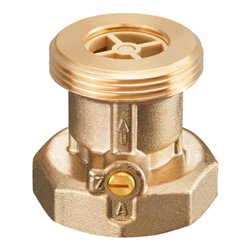 Oventrop Sperrventil SVE DN 32, G 2, Einbau nach Pumpe, Messing