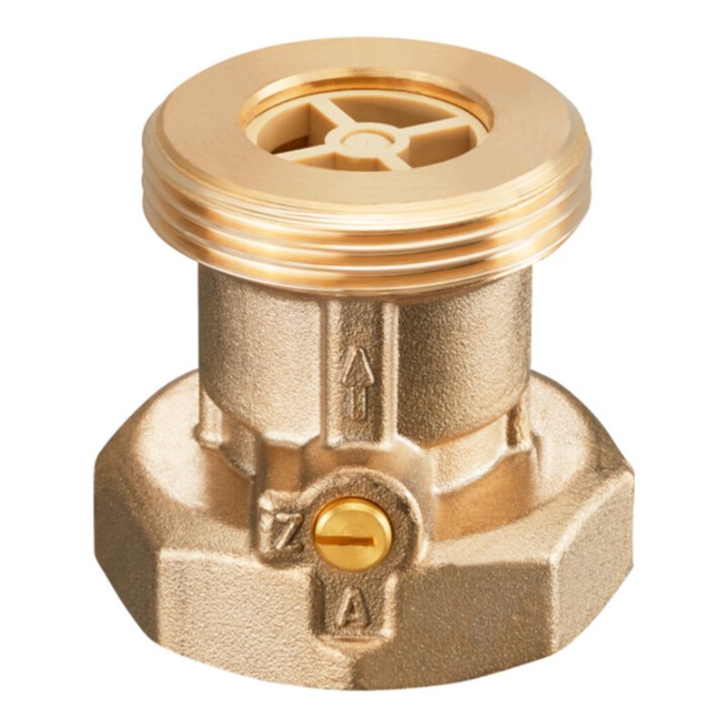 Oventrop Sperrventil SVE DN 32, G 2, Einbau nach Pumpe, Messing