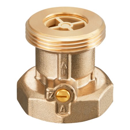 Oventrop Sperrventil SVE DN 32, G 2, Einbau nach Pumpe, Messing