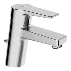 Hansa Waschtisch-Einhebelmischer HANSATWIST ND, Vollh., m Ablg, Ausl. 121mm, chr