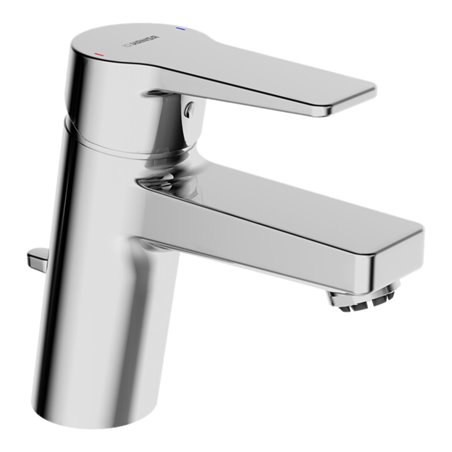 Hansa Waschtisch-Einhebelmischer HANSATWIST ND, Vollh., m Ablg, Ausl. 121mm, chr