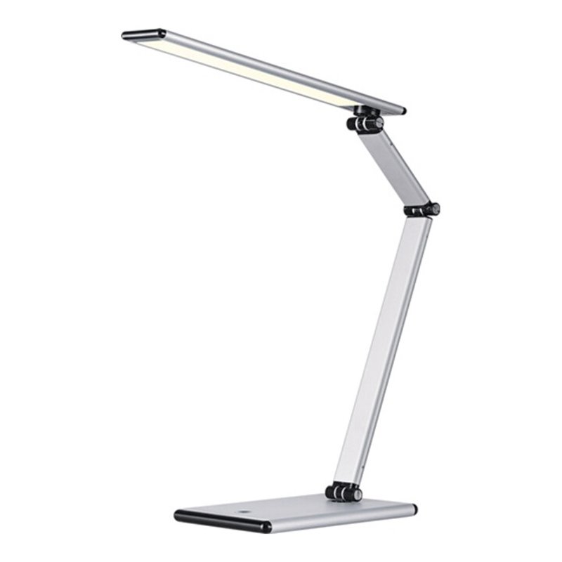 Schreibtischleuchte Ku.silber m.Standfuss u.4-Stufen-Dimmer m.LED