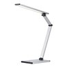 Schreibtischleuchte Ku.silber m.Standfuss u.4-Stufen-Dimmer m.LED