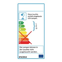 Schreibtischleuchte Ku.silber m.Standfuss u.4-Stufen-Dimmer m.LED