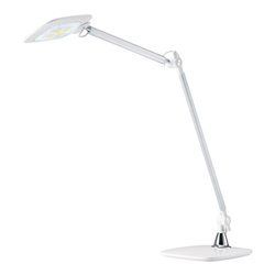 Schreibtischleuchte Alu.weiß H.750mm Standfuß m.LED HANSA