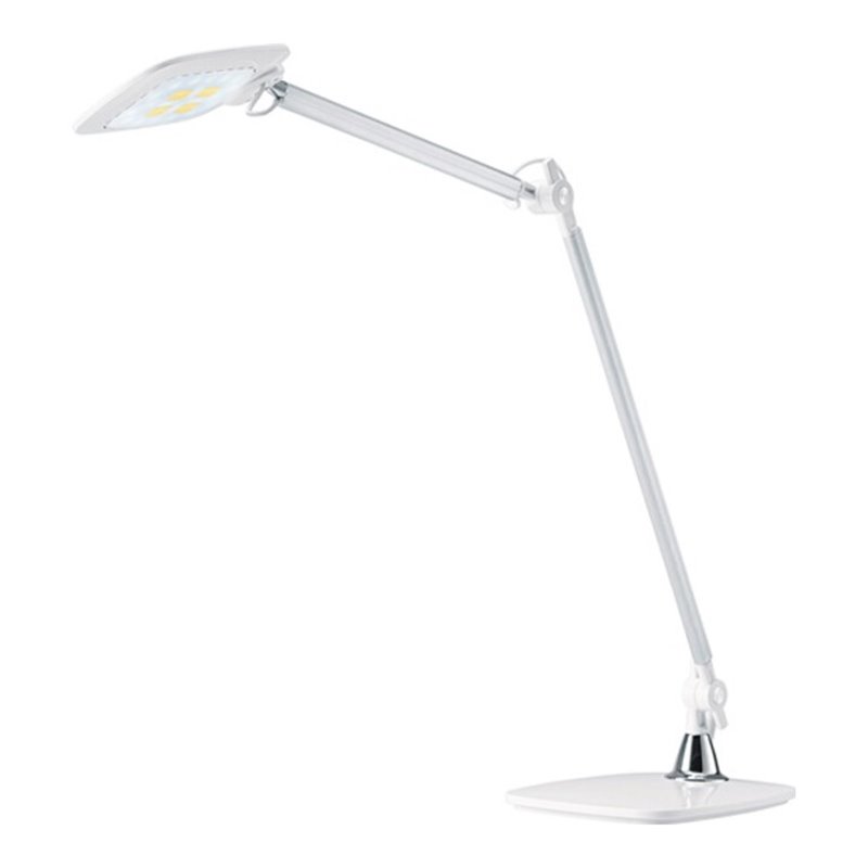 Schreibtischleuchte Alu.weiß H.750mm Standfuß m.LED HANSA