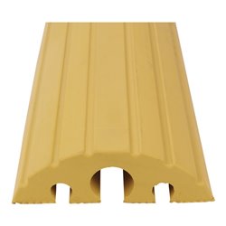 Schlauch- u.Kabelbrücke L1200xB210xH65mm Vollgummi gelb