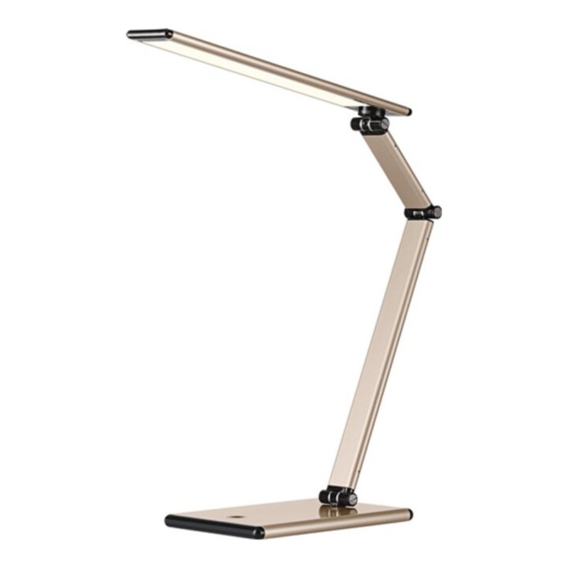 Schreibtischleuchte Alu.gold H.410mm Standfuß m.LED HANSA