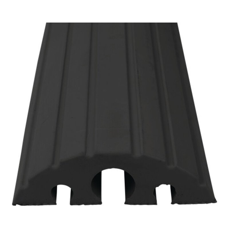 Schlauch- u.Kabelbrücke L1200xB210xH65mm Vollgummi schwarz