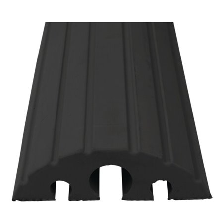 Schlauch- u.Kabelbrücke L1200xB210xH65mm Vollgummi schwarz