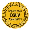 Mehrjahresprüfplakette D.30mm Geprüft n.DGUV3 19-28 Folie Btl.a 100 St.
