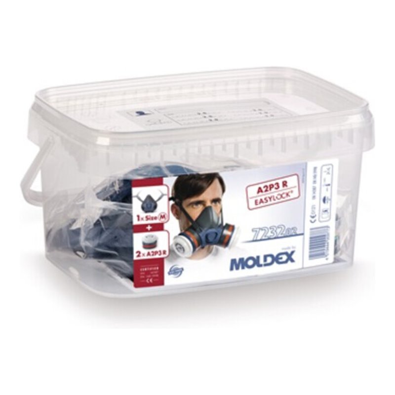 Moldex Atemschutzbox A2 P3 R  Größe M, Serie 7000, organische Gase und Partikel, EasyLock®