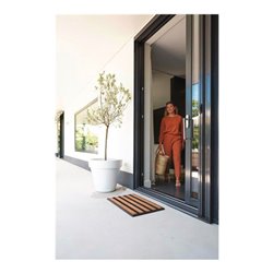 Fußmatte m.Kokoseinlagen natur/schwarz Gum.L750xB450xS14mm