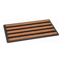 Fußmatte m.Kokoseinlagen natur/schwarz Gum.L750xB450xS14mm