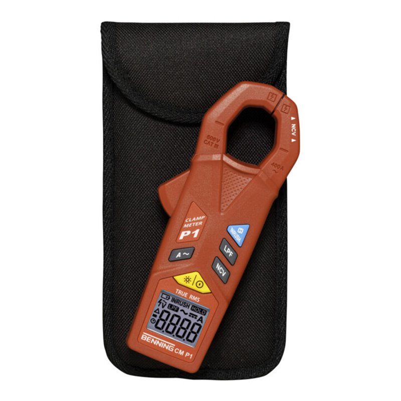 BENNING Stromzangenmultimeter 10mA-400A AC TRMS m.Batterien/Messl./Tasche CM P1