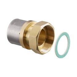 Oventrop Press-Anschluss Cofit P mit Überwurfmutter, roh 26 x 3,0 mm x G 1'