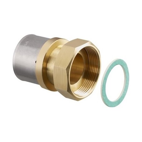 Oventrop Press-Anschluss Cofit P mit Überwurfmutter, roh 26 x 3,0 mm x G 1'