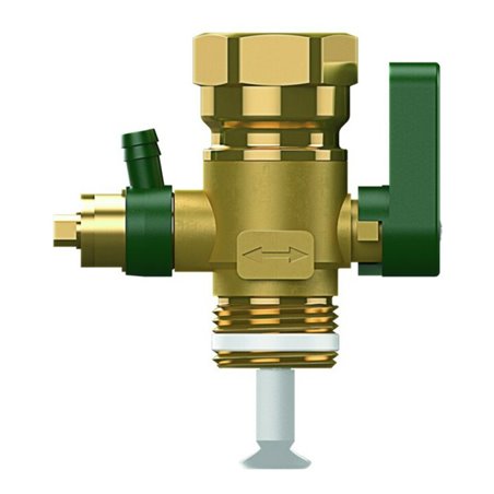 Reflex Durchströmungsarmatur Flowjet Ansch beids. G 3/4, I/A Gew., m Entleer.