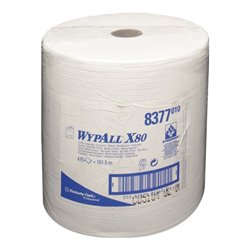 Wischtuch WYPALL X80 8377 L340xB315ca.mm weiß 1-lagig 475 Tü./Rl.