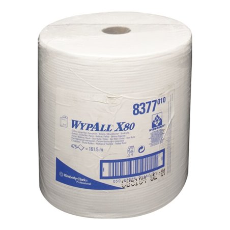 Wischtuch WYPALL X80 8377 L340xB315ca.mm weiß 1-lagig 475 Tü./Rl.