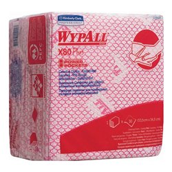 Wischtuch WYPALL X80 19127 L350xB340ca.mm rot 8 Btl.à 30 Tü.