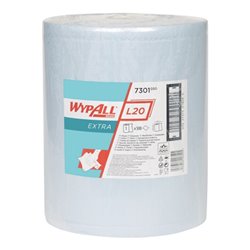 Wischtuch WYPALL L20 7301 L385xB325ca.mm blau 2-lagig 500 Tü./Rl.