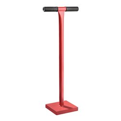 Erd-/Betonstampfer L.150mm B.150mm m.schwarzem Ku.T-Griff Stahl,lack.