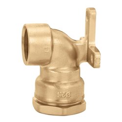 Caleffi Wand-Winkelverschraubung 869 Messing 25 x 3/4' IG