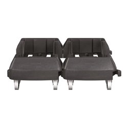 Fahrwagen m.4 Lenkrollen Wertstoffsammler 60l schwarz RUBBERMAID